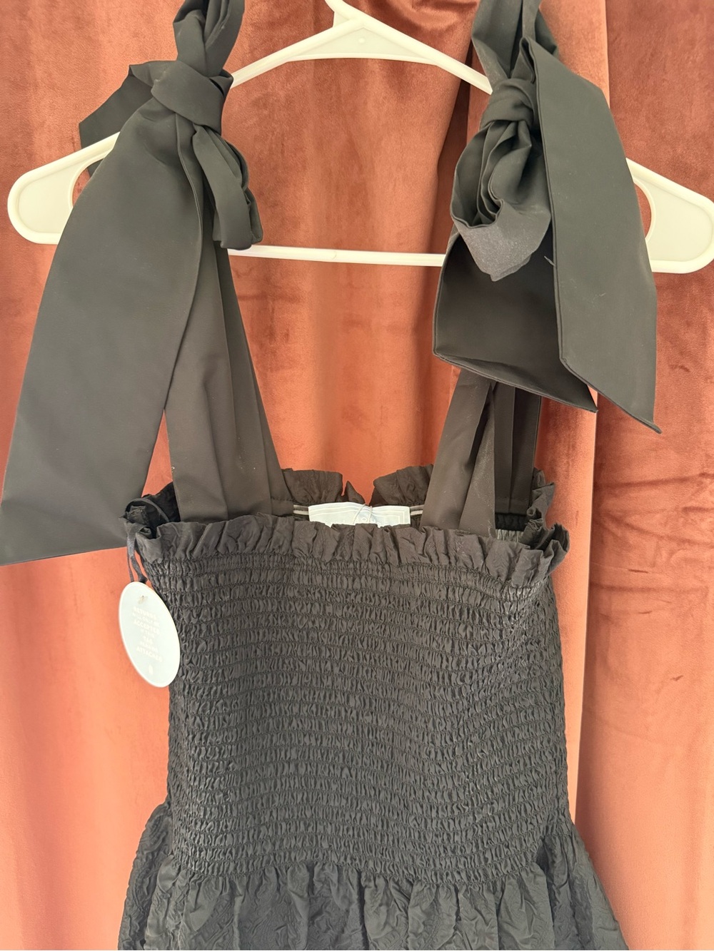 Hill House Ribbon Ellie Nap Dress, Rare Black Jacquard, Size Small - Picture 4 of 9